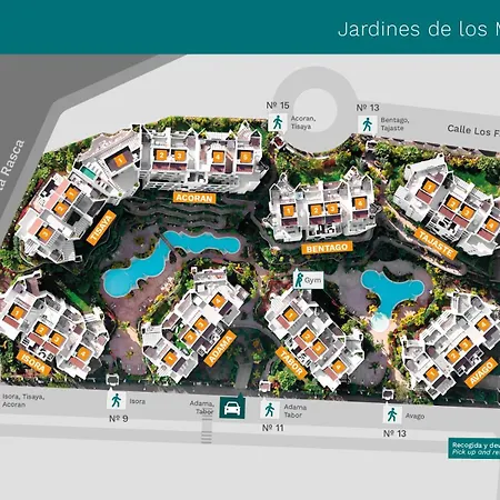 Jardines - Avago 2 2 Pool View 1b * Arona